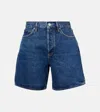Agolde Dame High Waist Mid Length Relaxed Denim Shorts