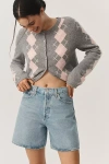 Agolde Dame Denim Shorts In Blue