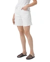 Agolde Dame High-rise Cuffed Denim Shorts In Fortune Cookie