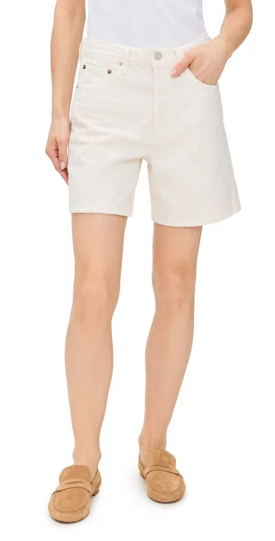 AGOLDE DAME HIGH RISE BAGGY SHORTS FORTUNE COOKIE