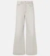 Agolde High-rise Flared Jeans Dame In Weiss