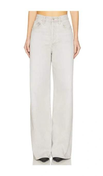 AGOLDE DAME HIGH RISE WIDE LEG JEANS