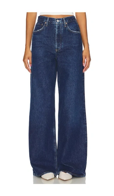AGOLDE DAME HIGH RISE WIDE LEG JEANS