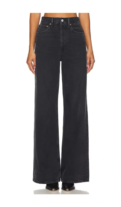 AGOLDE DAME HIGH RISE WIDE LEG JEANS