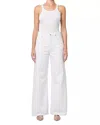 Agolde Dame High Rise Wide Leg Jeans In Milkshake In Multi