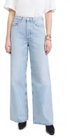 Agolde Dame High Rise Wide Leg No Cuff Jeans Conflict In Conflict