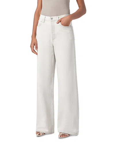 AGOLDE DAME JEAN HIGH RISE WIDE LEG JEANS IN COLINA
