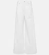Agolde Dame Wide Leg Jeans In Weiss