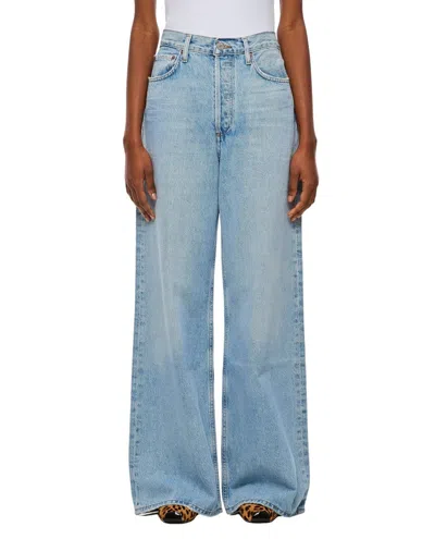 Agolde Dame Jean No Cuff In Conflict