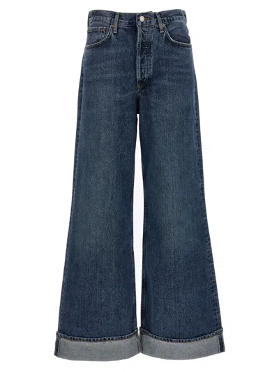 Agolde Dame' Jeans In Blue