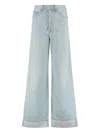 Agolde Dame Jeans In Blue