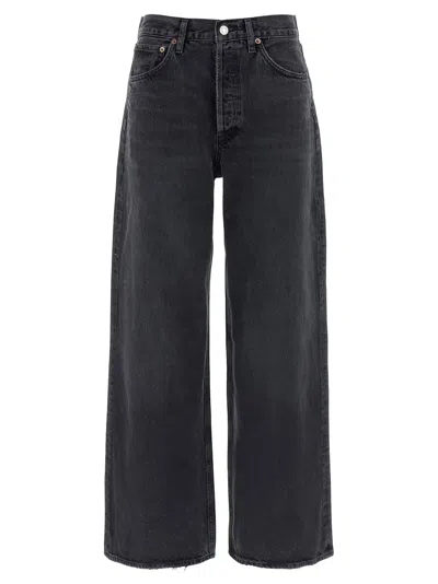Agolde 'dame' Jeans In Black