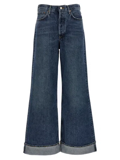 Agolde 'dame' Jeans In Blue