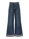 Agolde Dame Jeans In Blue