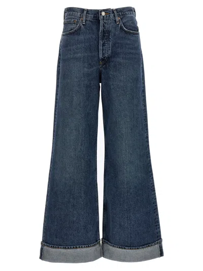 Agolde Dame Jeans In Blue