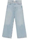 Agolde Kelly Denim Jeans With Belt Loops In Blue