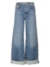 Agolde Dame Jeans In Blue