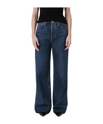 Agolde Dame Jeans In Blue