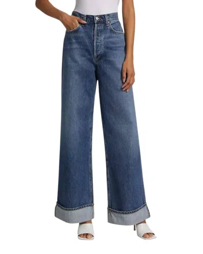 Agolde Dame Jeans In Control In Multi