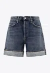 Agolde Dame Mini Denim Shorts