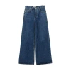 Agolde Dame No Cuff Jeans In Blue