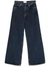 Agolde Pinch Waist High-rise Straight Jeans In 蓝色