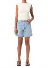 Agolde Dame Short In Coax In Blue