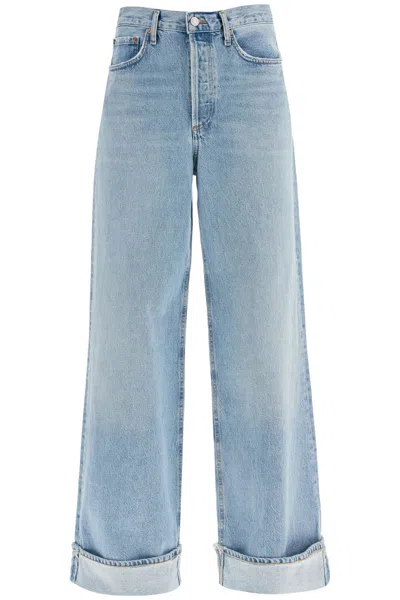 AGOLDE AGOLDE DAME WIDE LEG JEANS