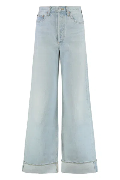 Agolde Dame Wide-leg Jeans