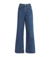Agolde Dame Wide-leg Jeans In Blue