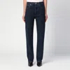 Agolde Dark Blue Jeans In Organic Denim In Blue