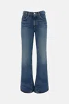 Agolde Mid Rise Kick Boot Jeans In Stencil In Blue