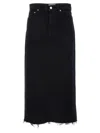 Agolde Hilla Denim Maxi Skirt