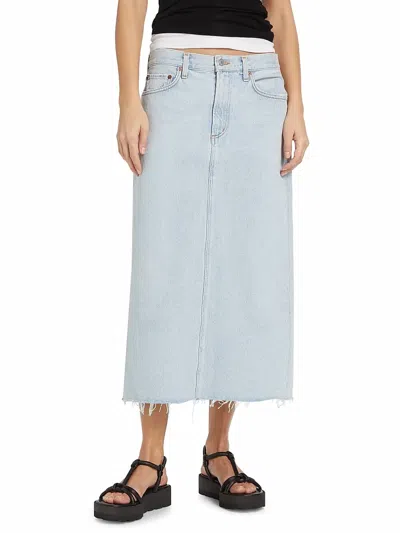 Agolde Della Skirt In Practice In Multi
