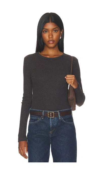Agolde Delphi Slim Tee In Black