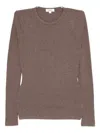Agolde Delphi T-shirt In Gray