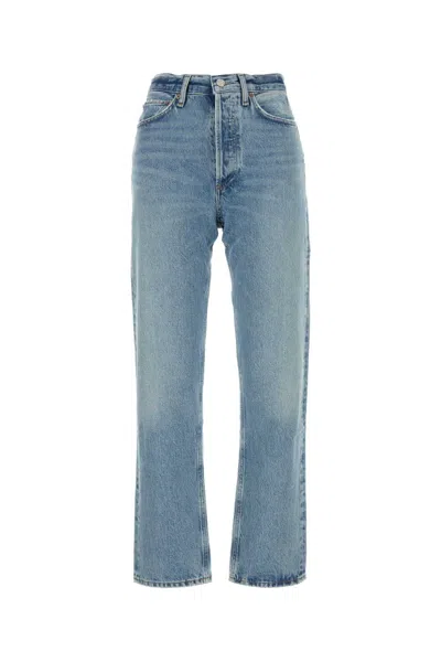 Agolde Vintage Style Pinch Jeans In Blue