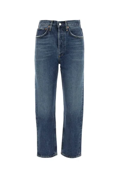 Agolde Denim 90s Crop Jeans In Imagi