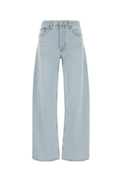 Agolde Denim Arc Jeans In Blue