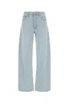 Agolde Denim Arc Jeans In Light Blue