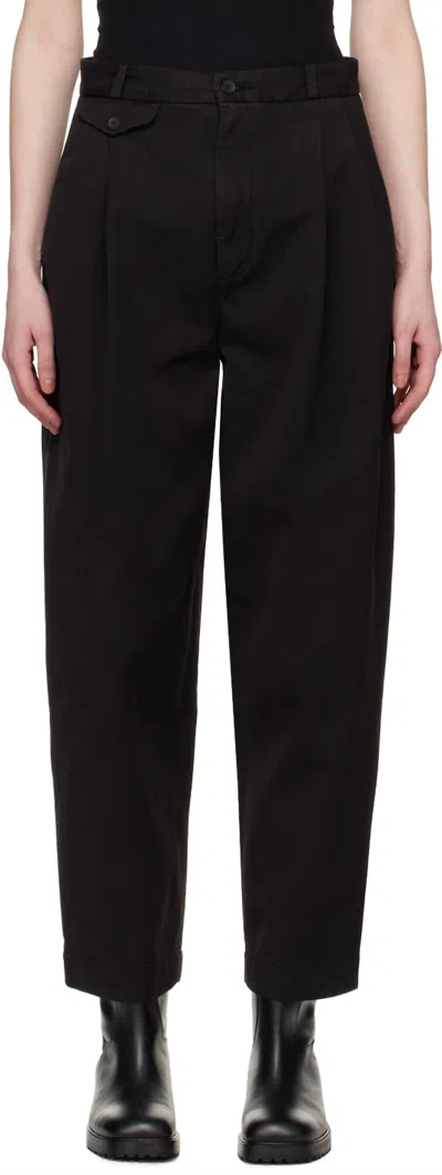 Agolde Denim Becker Trousers In Black