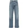 Agolde Denim Straight-leg Jeans In Blue