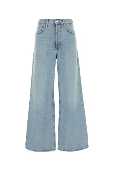AGOLDE DENIM DAME JEAN WIDE-LEG JEANS