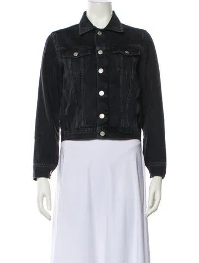Pre-owned Agolde Denim Jacket In Black