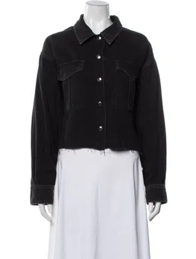 Pre-owned Agolde Denim Jacket In Black