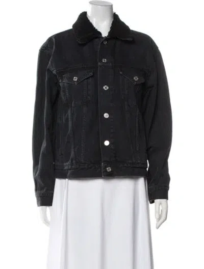 Pre-owned Agolde Denim Jacket In Black