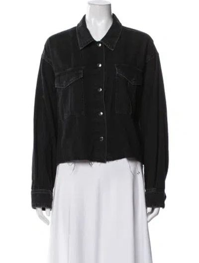 Pre-owned Agolde Denim Jacket In Black