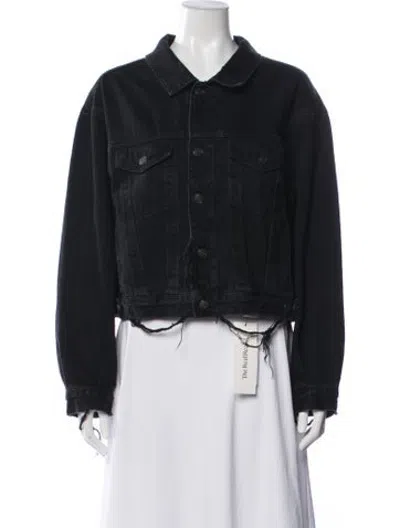 Pre-owned Agolde Denim Jacket In Black