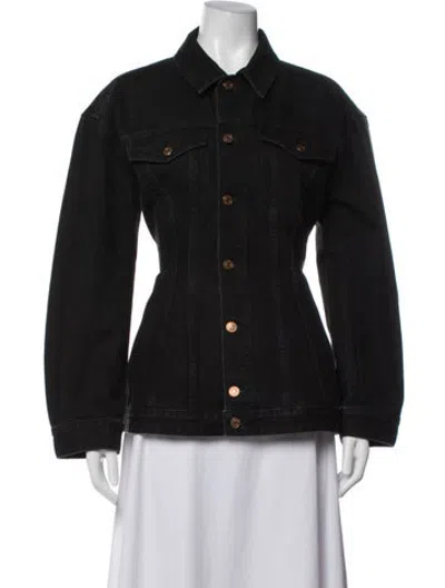 Pre-owned Agolde Denim Jacket In Black