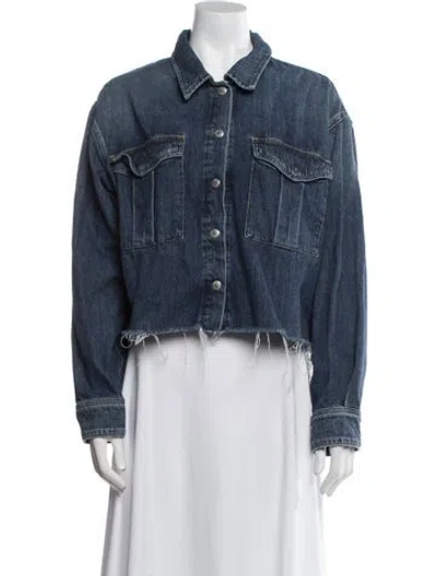 Pre-owned Agolde Denim Jacket In Blue
